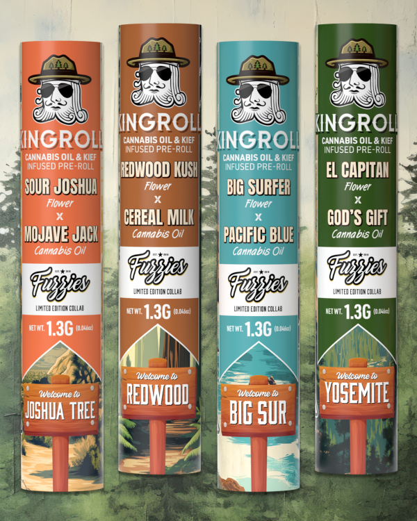 Kingroll LTO State Parks Home Page Kingroll Limited Edition State Parks: Joshua Tree, Redwood, Big Sur, Yosemite